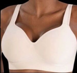 2XL HAPERMINT Essentials Sweetheart Wireless Contour Bra CHAI New no tags